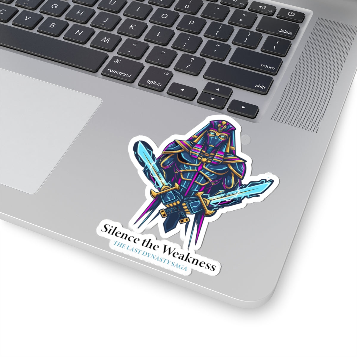 Last Dynasty Saga Sticker — Minimalist Retro Game Logo Kiss-Cut Sticker