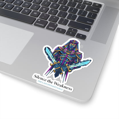 Last Dynasty Saga Sticker — Minimalist Retro Game Logo Kiss-Cut Sticker