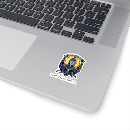 Last Dynasty Saga Sticker — Minimalist Retro Game Logo Kiss-Cut Sticker