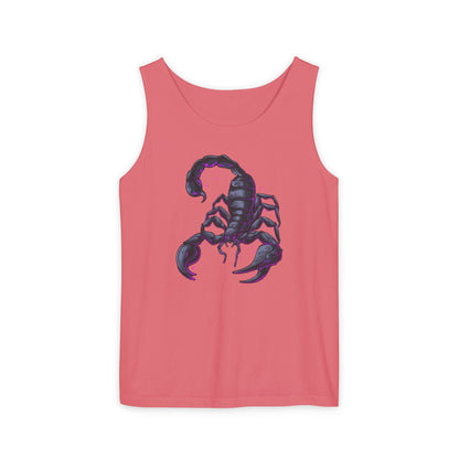 Scorpion Graphic Tank Top — Dark Cosmic Scorpion Art