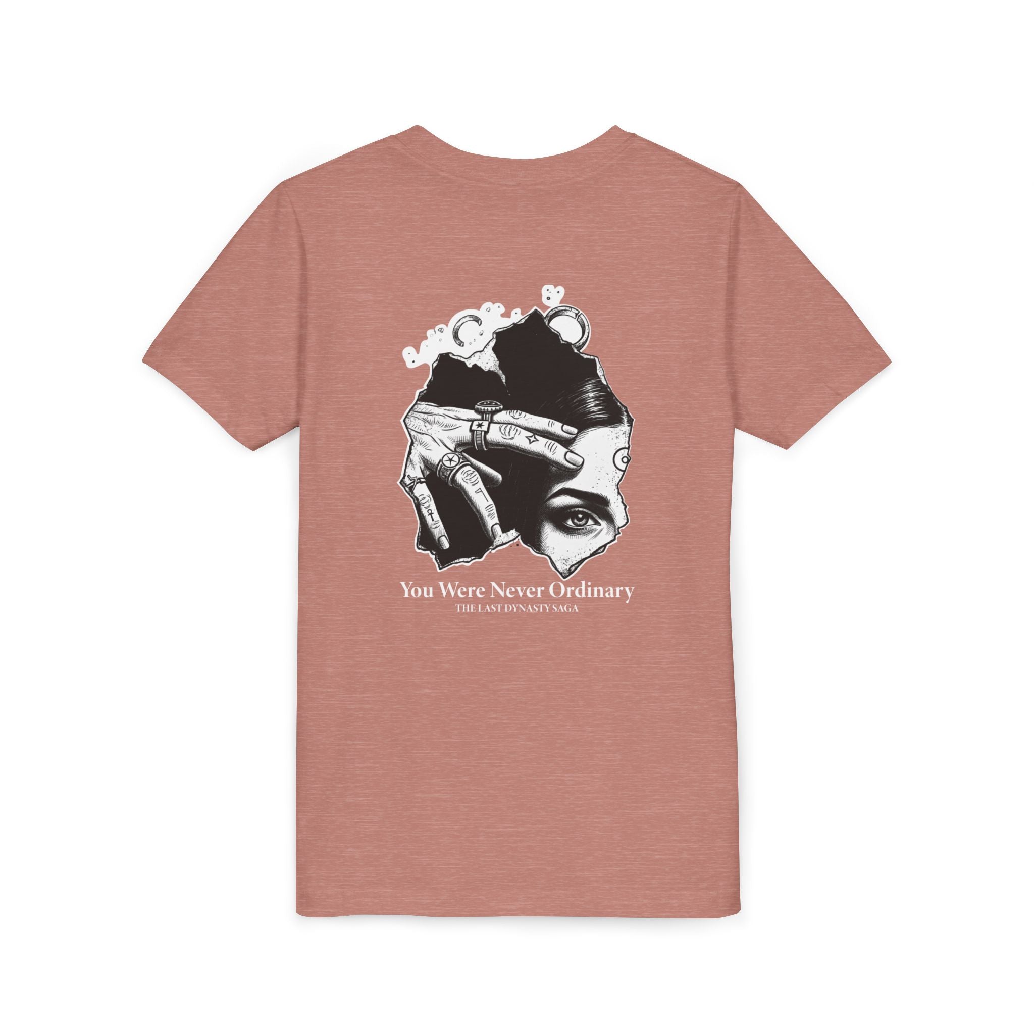 Youth Graphic Tee — THE SAGA Compass &amp; Abstract Hero&