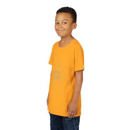 Youth Graphic Tee — THE SAGA Compass &amp; Abstract Hero&