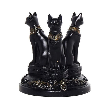 The Triple Guardian of Bastet Crystal Sphere Stand