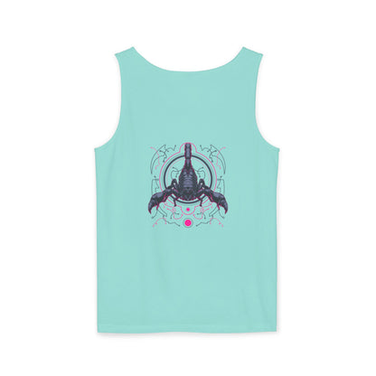 Scorpion Graphic Tank Top — Dark Cosmic Scorpion Art
