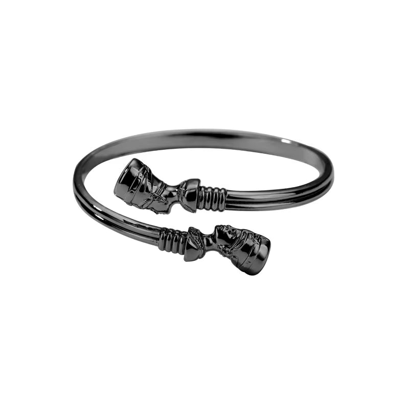 Nefertiti Cuff Bracelet Stainless Steel – Pharaoh’s Muse