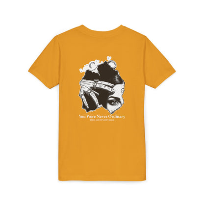 Youth Graphic Tee — THE SAGA Compass &amp; Abstract Hero&