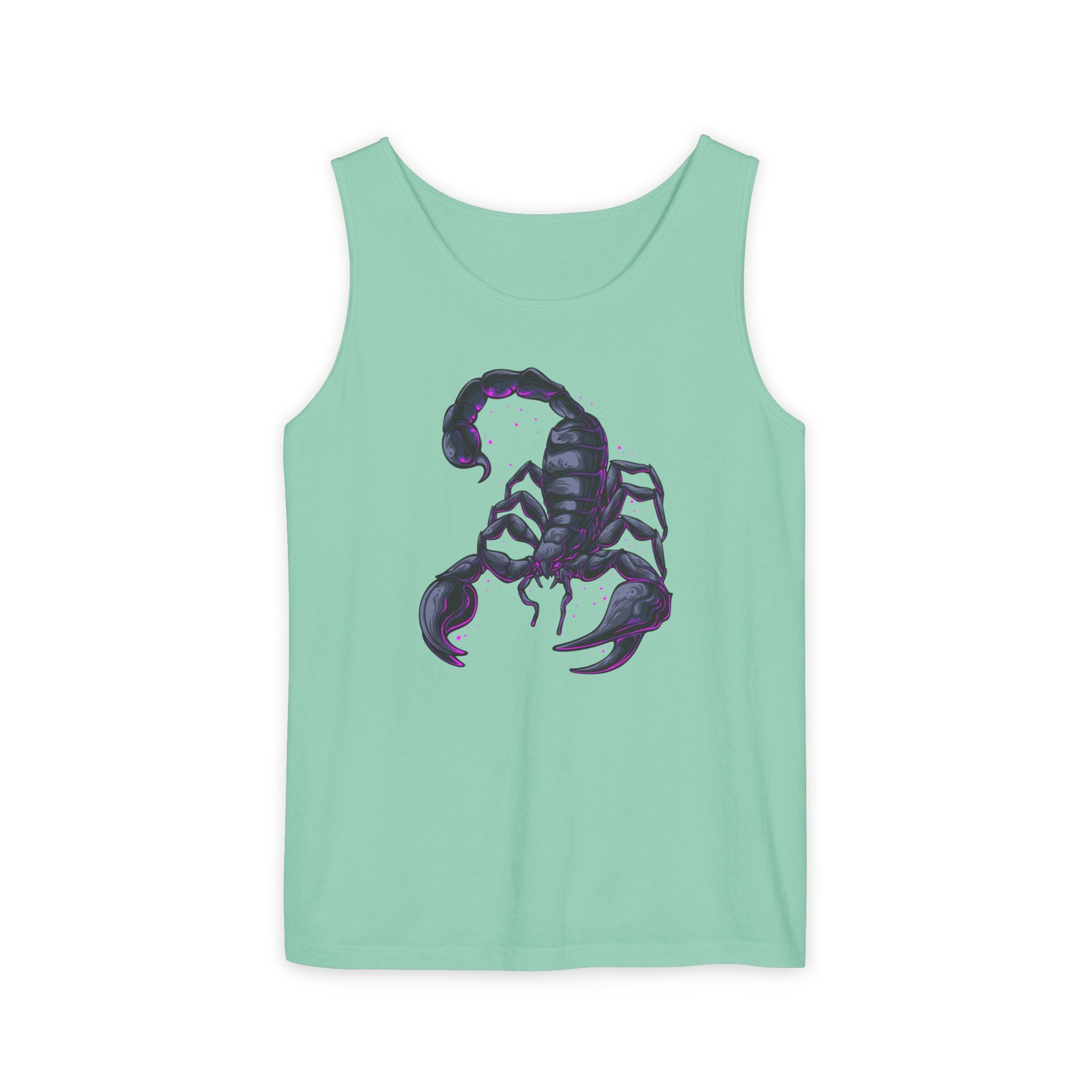 Scorpion Graphic Tank Top — Dark Cosmic Scorpion Art