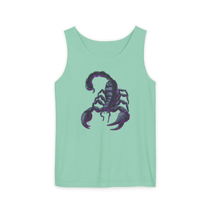 Scorpion Graphic Tank Top — Dark Cosmic Scorpion Art