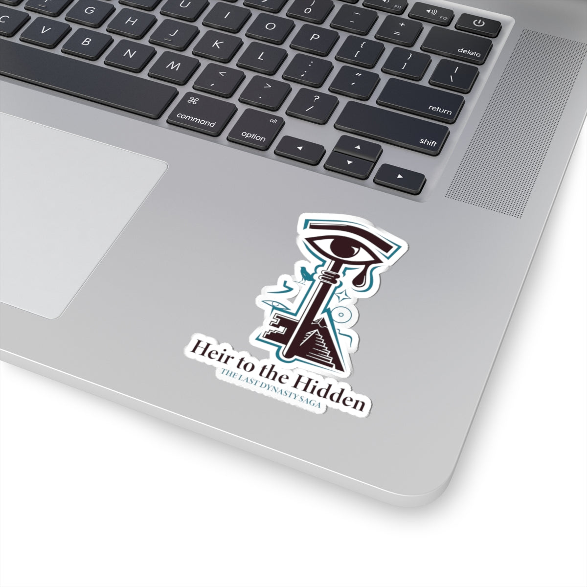 The Last Dynasty Saga Sticker — Minimalist Retro Game Logo Kiss-Cut Sticker