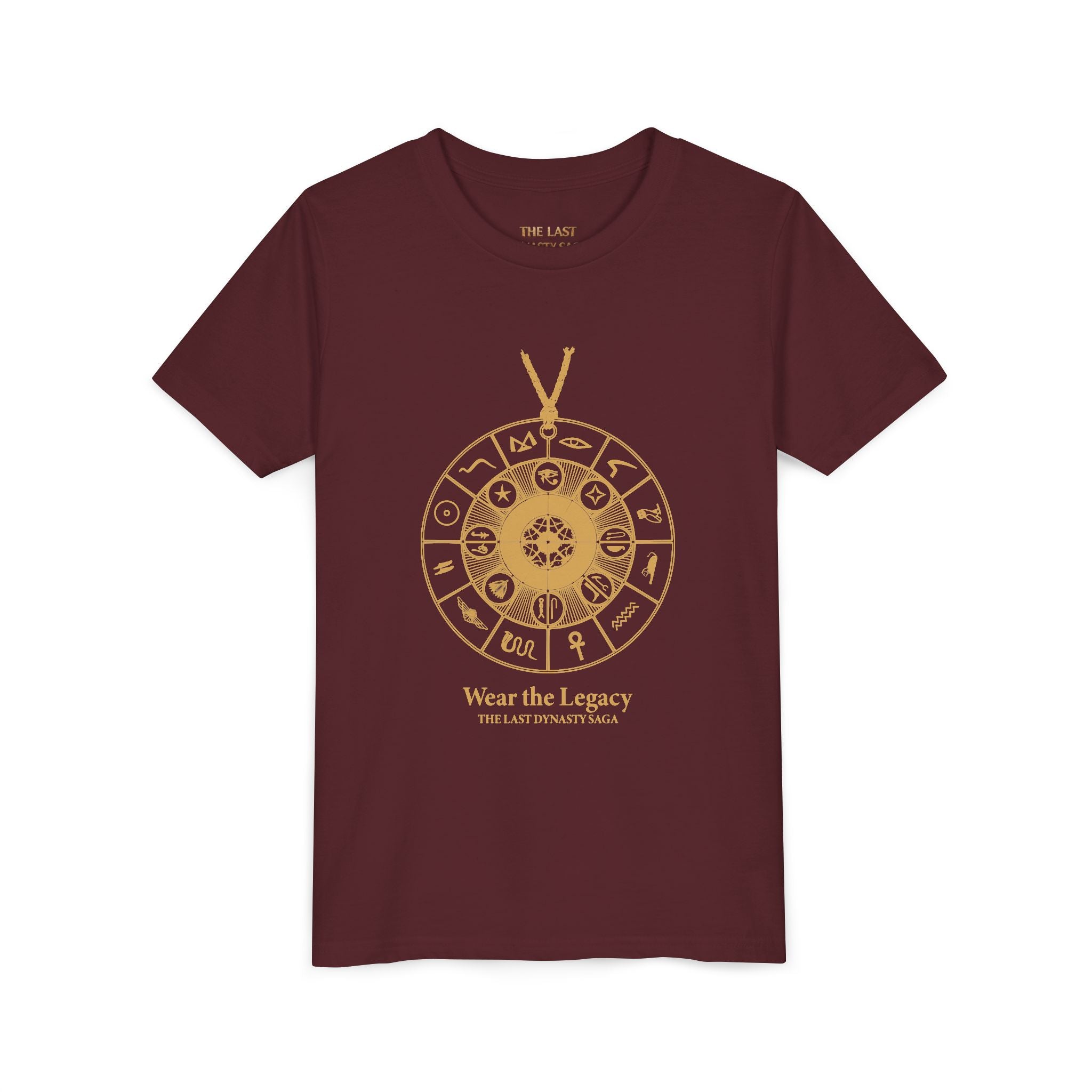 Youth Graphic Tee — THE SAGA Compass &amp; Abstract Hero&