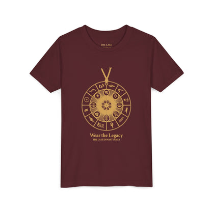 Youth Graphic Tee — THE SAGA Compass &amp; Abstract Hero&