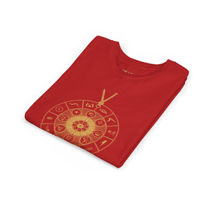 Youth Graphic Tee — THE SAGA Compass &amp; Abstract Hero&