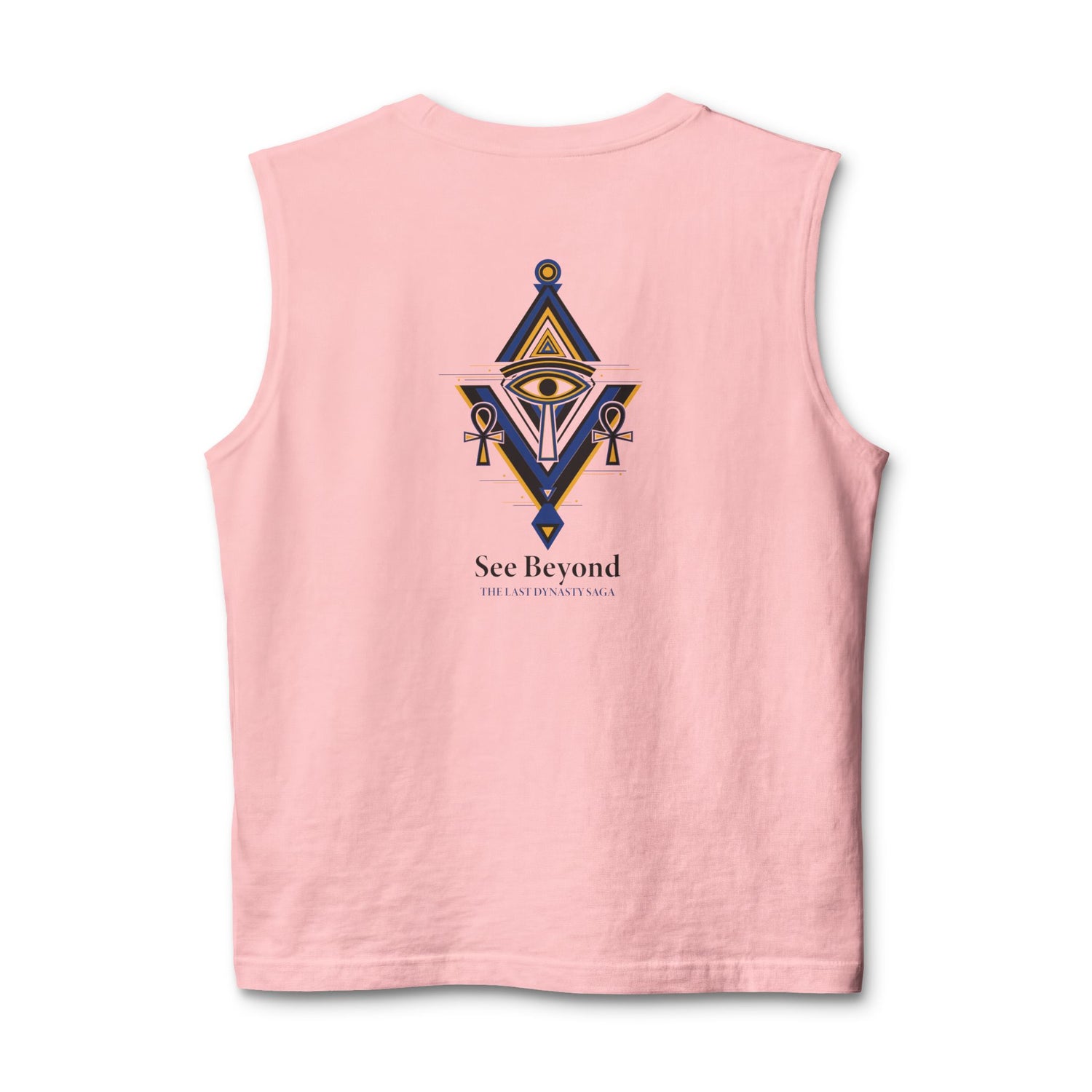 Egyptian Scarab Muscle Tank — "This Is Your Awakening" Mystical Graphic