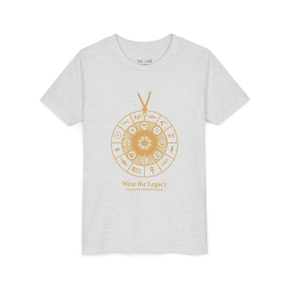 Youth Graphic Tee — THE SAGA Compass &amp; Abstract Hero&