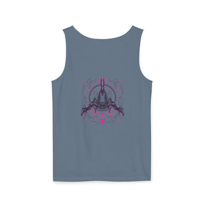 Scorpion Graphic Tank Top — Dark Cosmic Scorpion Art