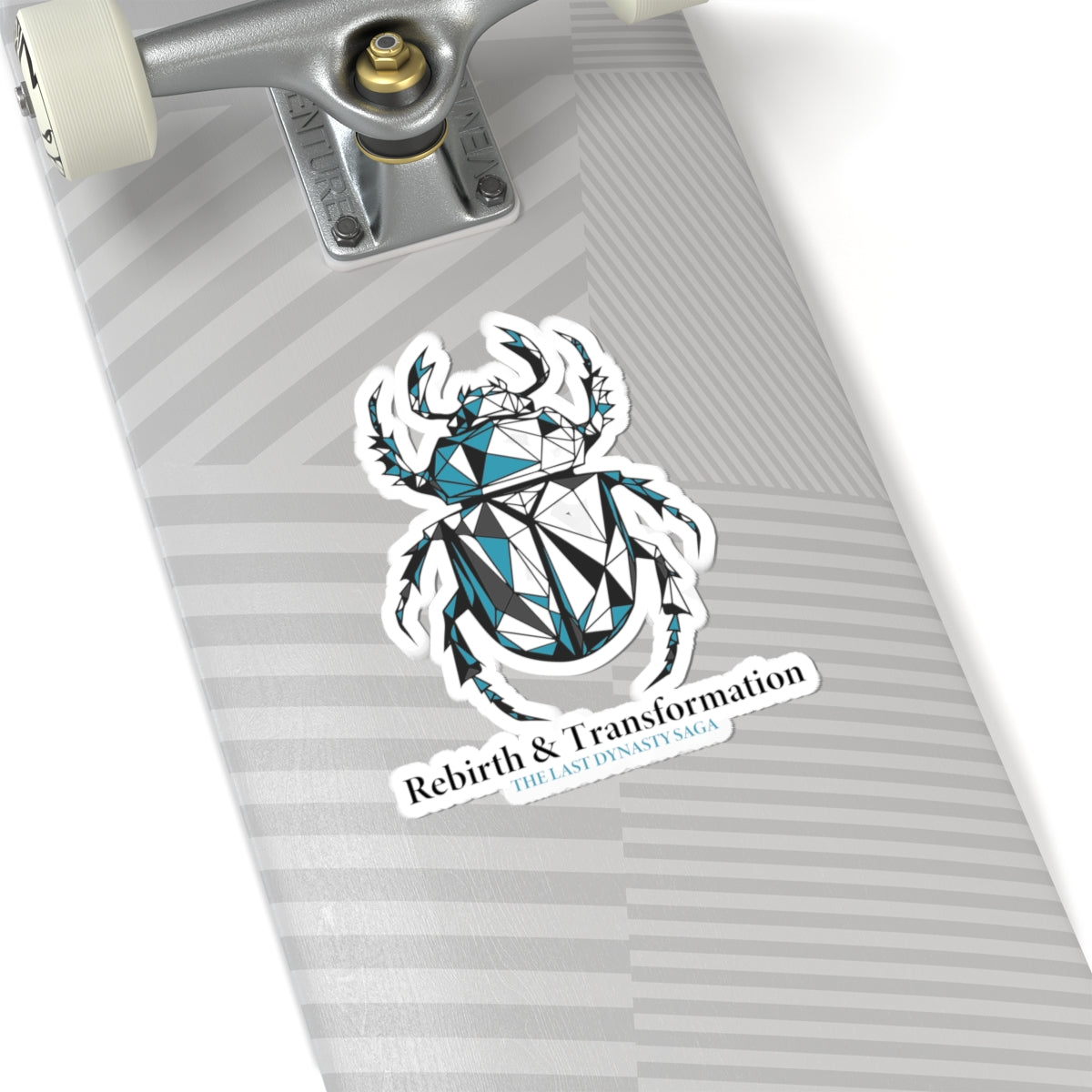 Last Dynasty Saga Sticker — Minimalist Retro Game Logo Kiss-Cut Sticker