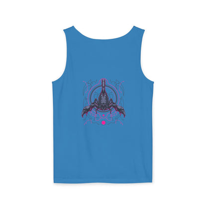 Scorpion Graphic Tank Top — Dark Cosmic Scorpion Art