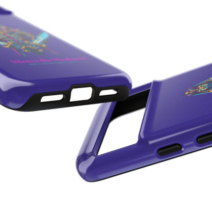 Phone Case — Neon Pharaoh Dual Swords "Silence the Weakness"