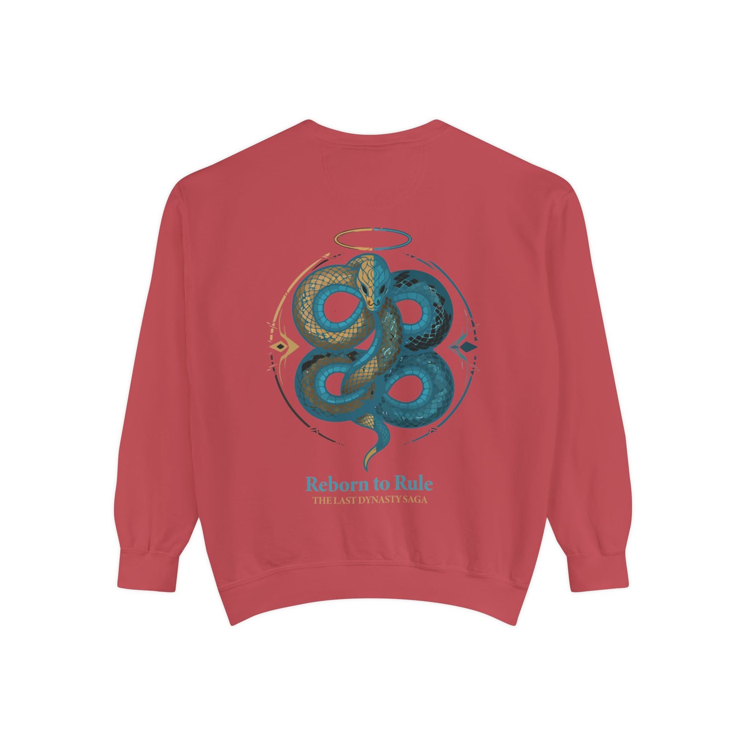 Snake Emblem Sweatshirt — "Reborn to Rule" Graphic Crewneck