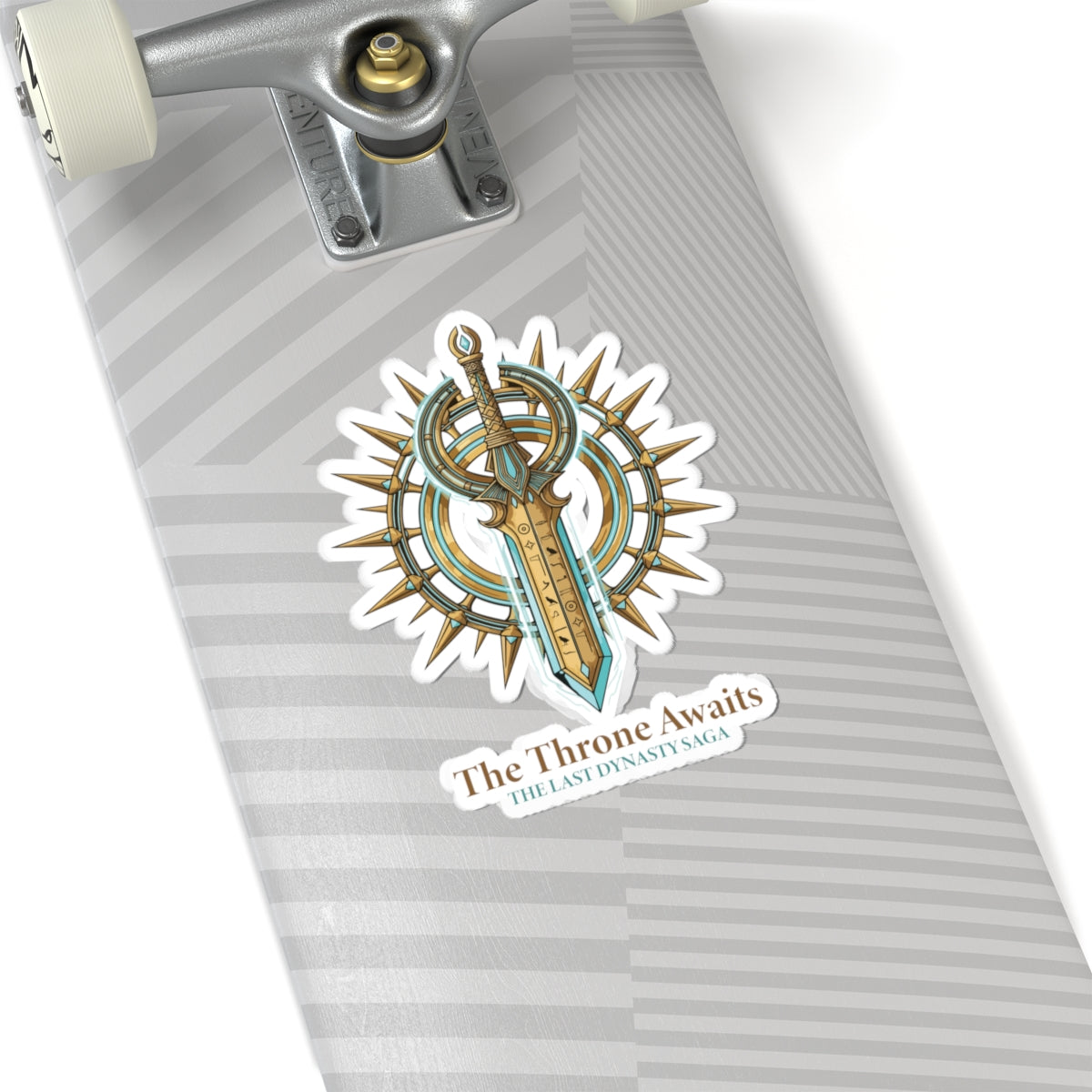 Last Dynasty Saga Sticker — Minimalist Retro Game Logo Kiss-Cut Sticker