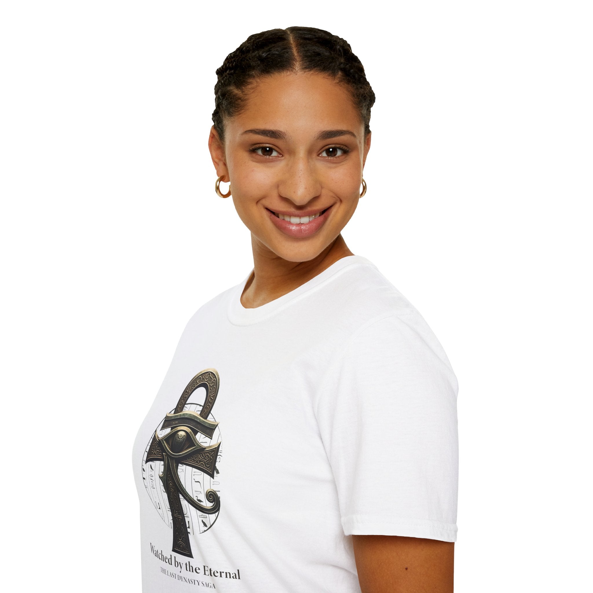 Eye of Ra T-Shirt — "Watched by the Eternal" Egyptian Guardian Graphic Tee