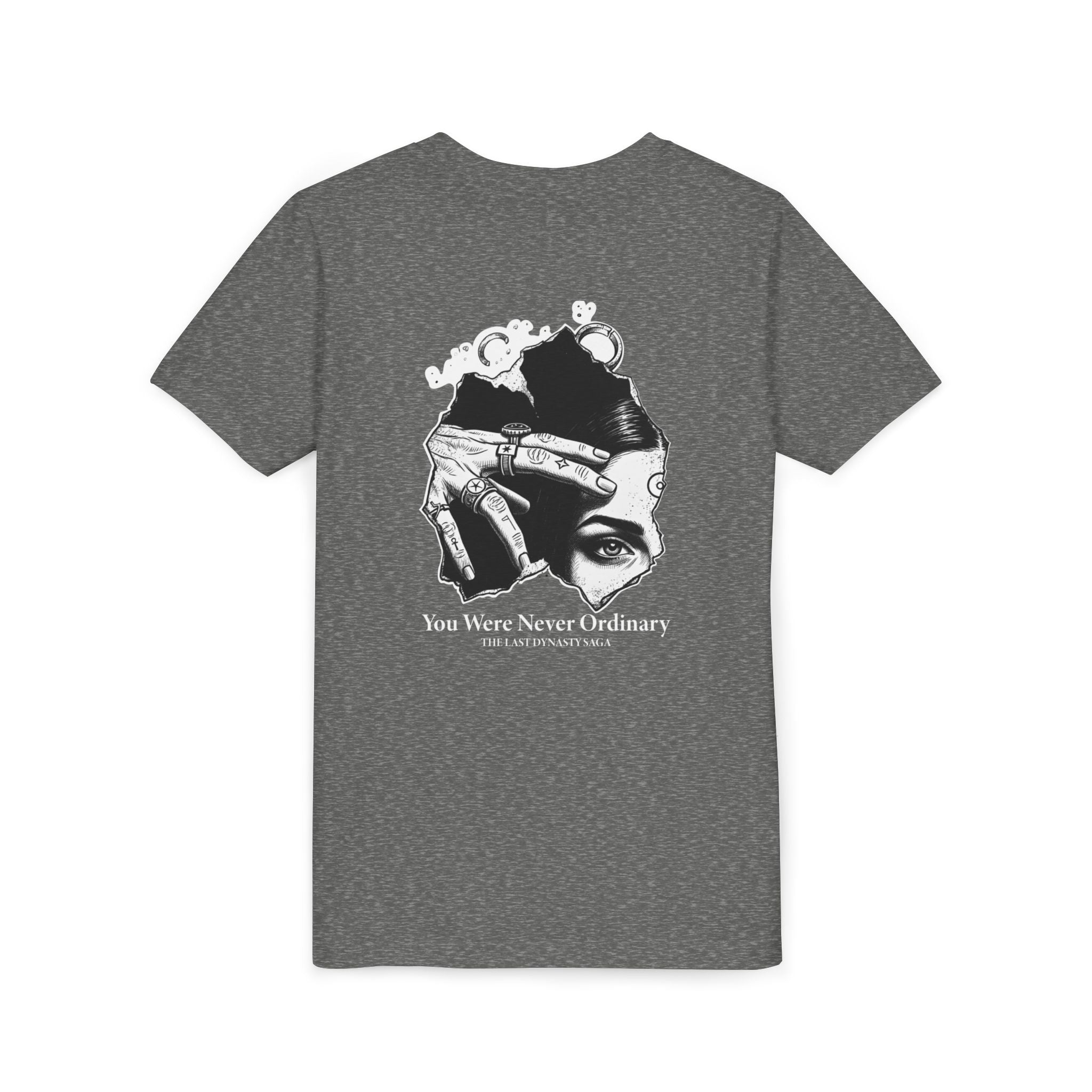 Youth Graphic Tee — THE SAGA Compass &amp; Abstract Hero&