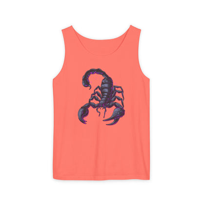 Scorpion Graphic Tank Top — Dark Cosmic Scorpion Art