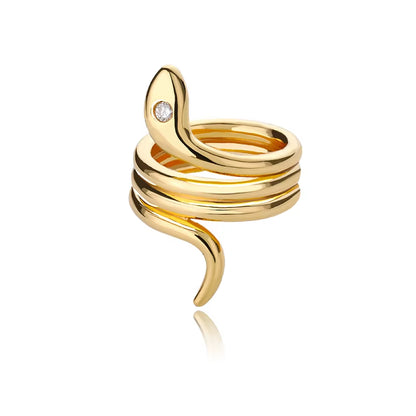 Gold-Tone Stainless Steel Adjustable Band (Unisex) 