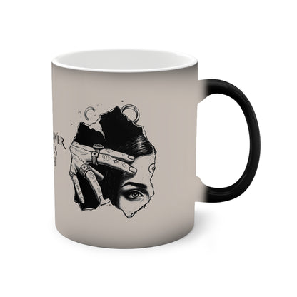 Color-Changing Mug — "Silent Power Ignites Truth" Reveal, 11oz