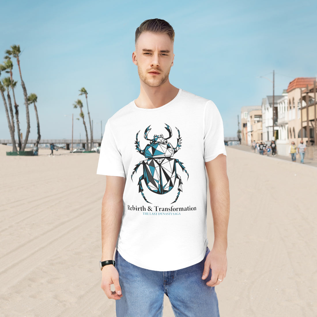 Egyptian Scarab &amp; Anubis Tee — Rebirth, Transformation &amp; Legacy Graphic T-Shirt