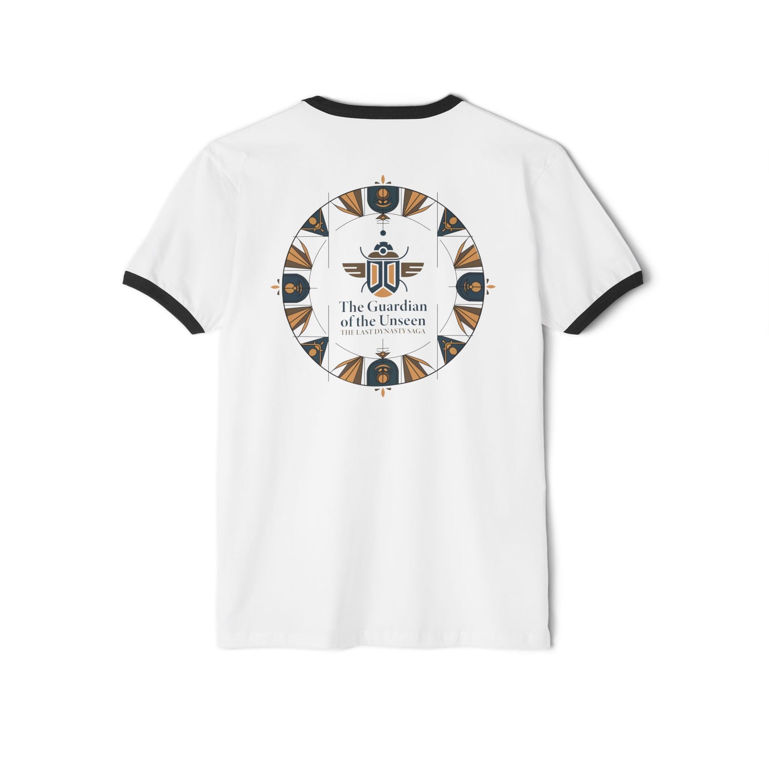 Ringer T-Shirt — "The Throne Awaits" Fantasy Sword Crest Tee
