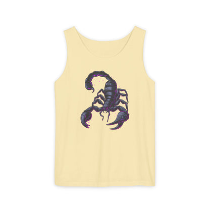 Scorpion Graphic Tank Top — Dark Cosmic Scorpion Art