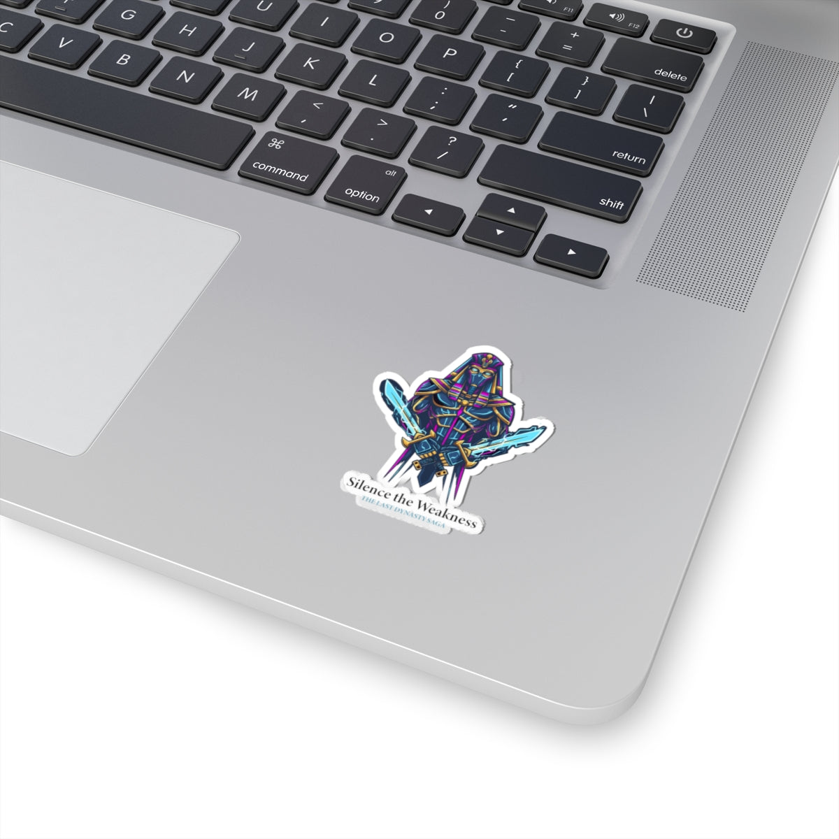 Last Dynasty Saga Sticker — Minimalist Retro Game Logo Kiss-Cut Sticker