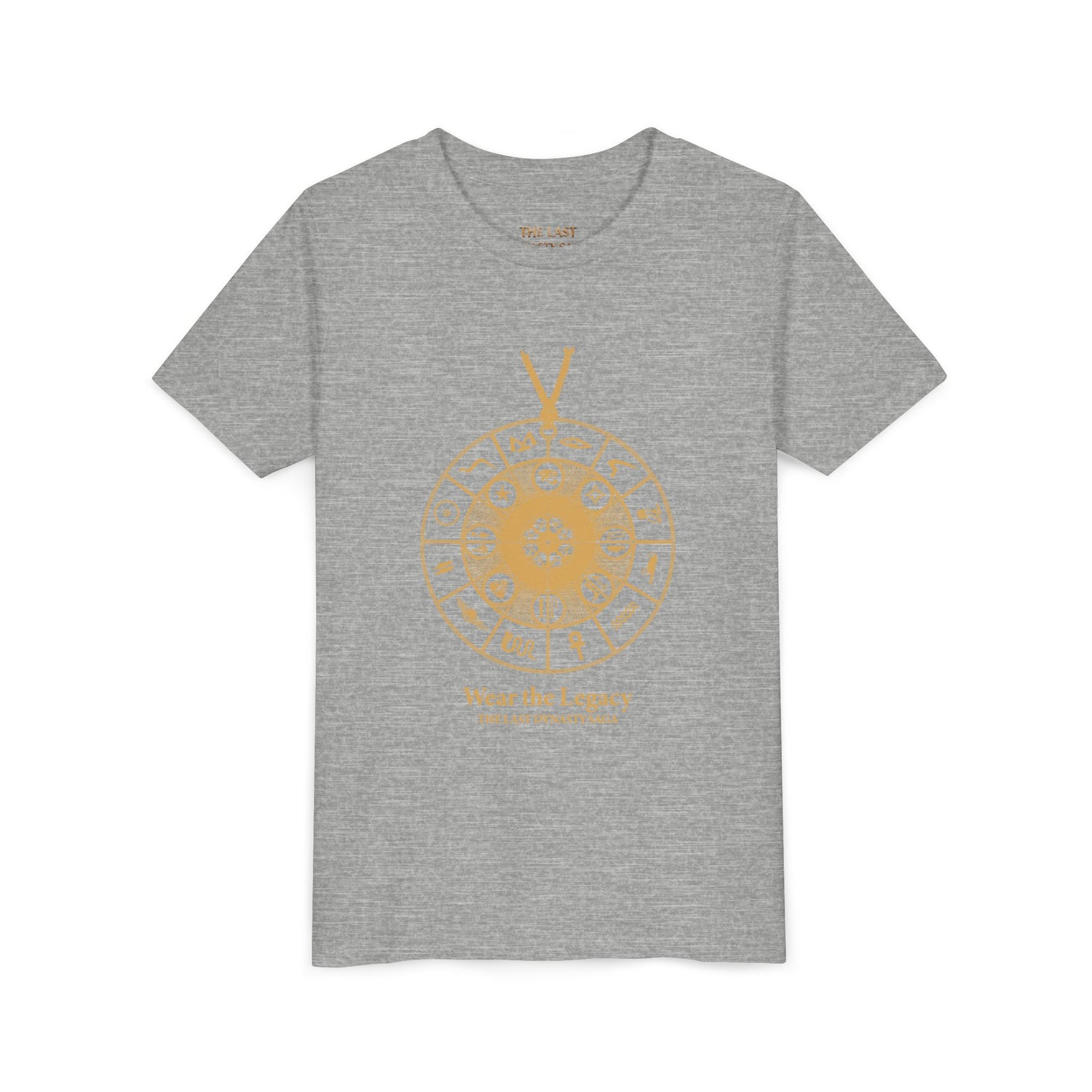Youth Graphic Tee — THE SAGA Compass &amp; Abstract Hero&
