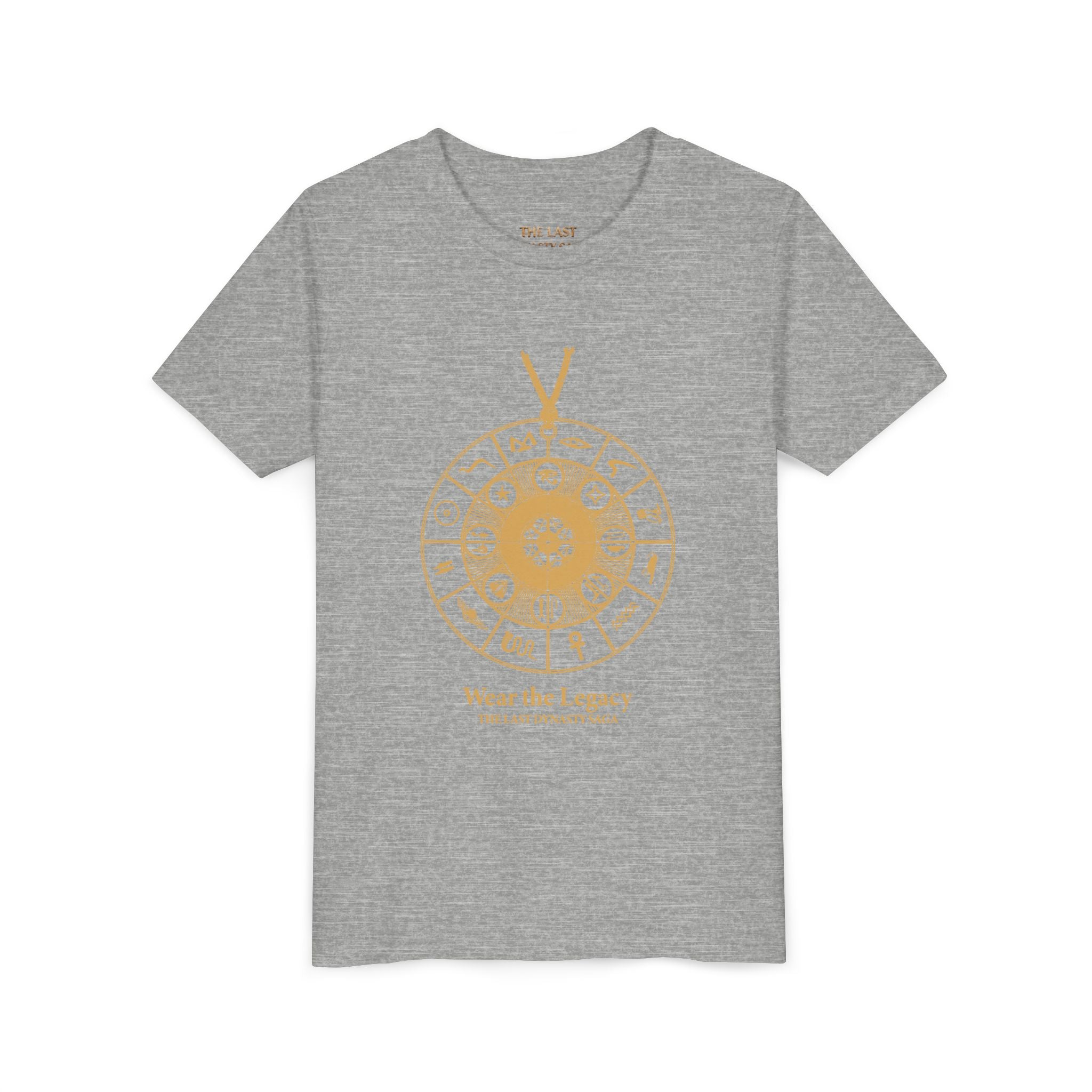 Youth Graphic Tee — THE SAGA Compass &amp; Abstract Hero&