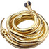 Serpent of the Nile Adjustable Gold Snake Cuff Bracelet