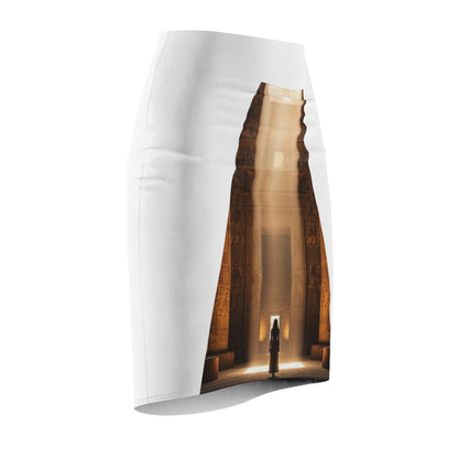 Egyptian Temple Pencil Skirt – Mystic Eye Art AOP