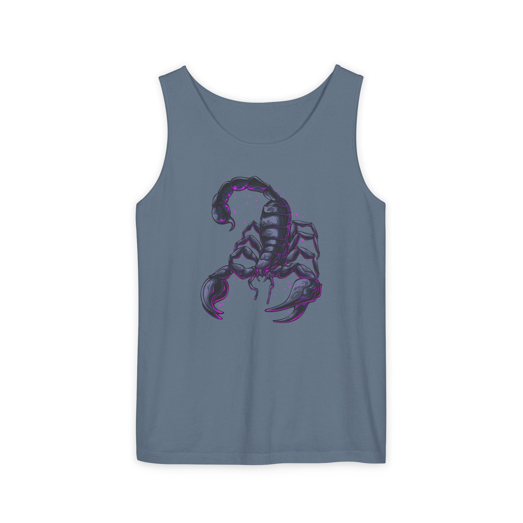 Scorpion Graphic Tank Top — Dark Cosmic Scorpion Art