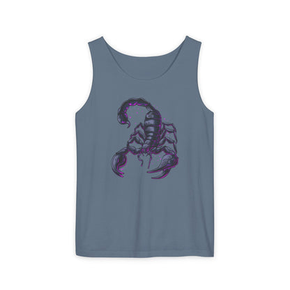 Scorpion Graphic Tank Top — Dark Cosmic Scorpion Art