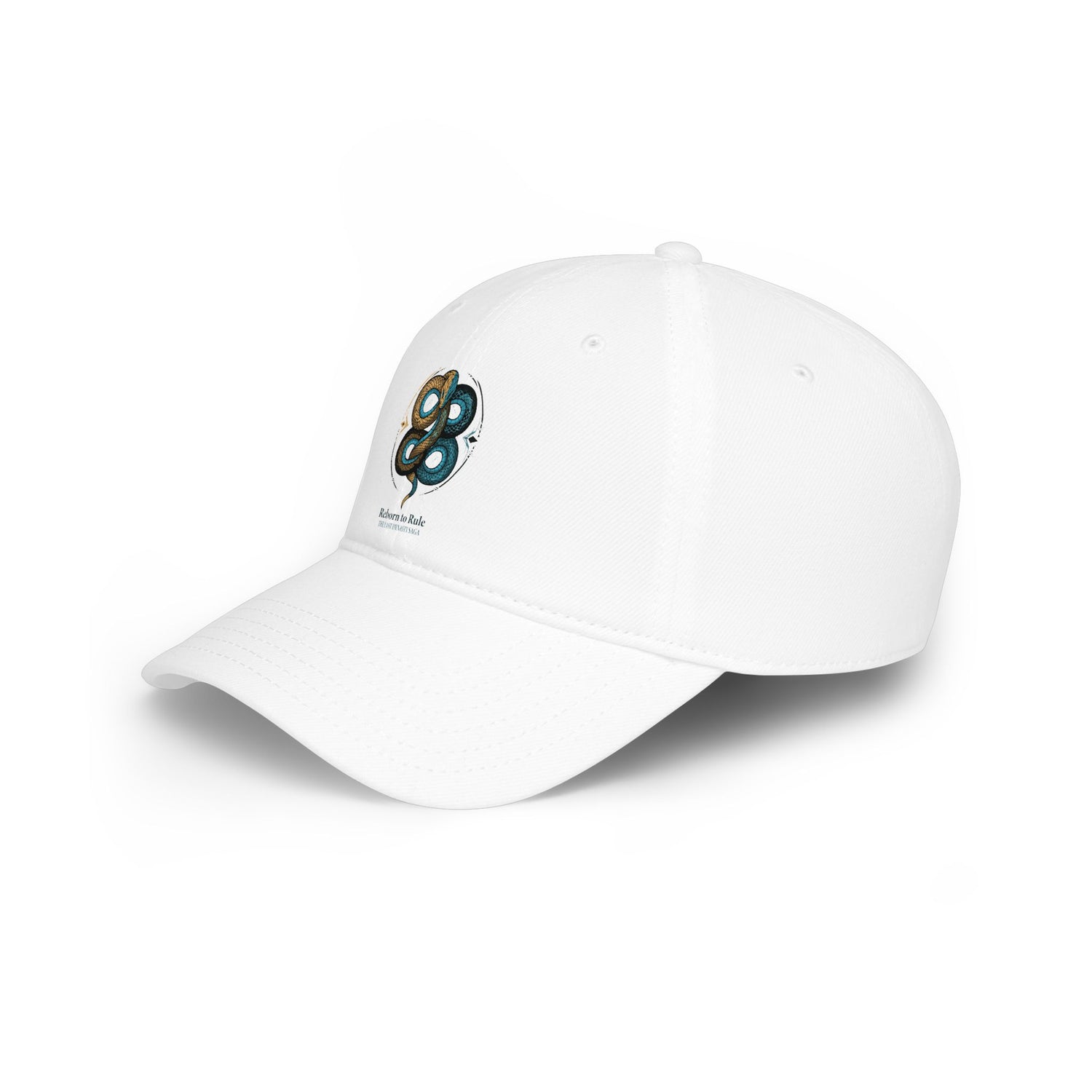 Low Profile Baseball Cap — Nautical Serpent Logo Hat (The Story in Knots)
