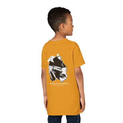 Youth Graphic Tee — THE SAGA Compass &amp; Abstract Hero&