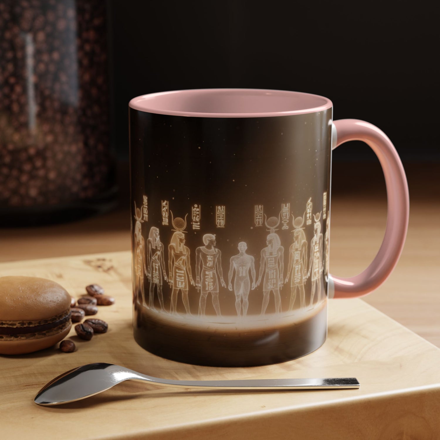 Egyptian Gods Lineup Coffee Mug — Ancient Deities Accent Mug (11/15oz)