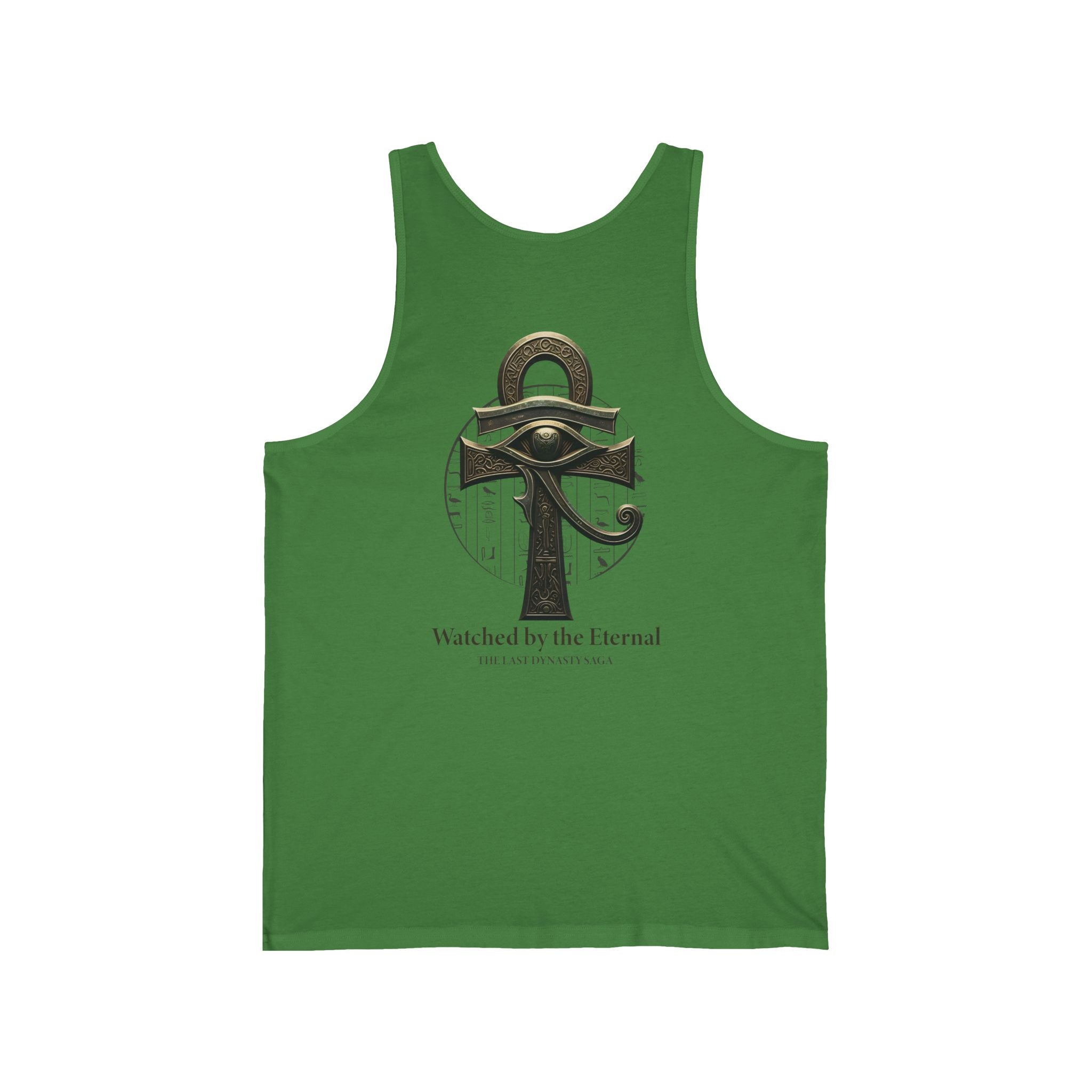 Egyptian Scarab &amp; Eye Tank Top — "This Is Your Awakening" Spiritual Graphic Tank
