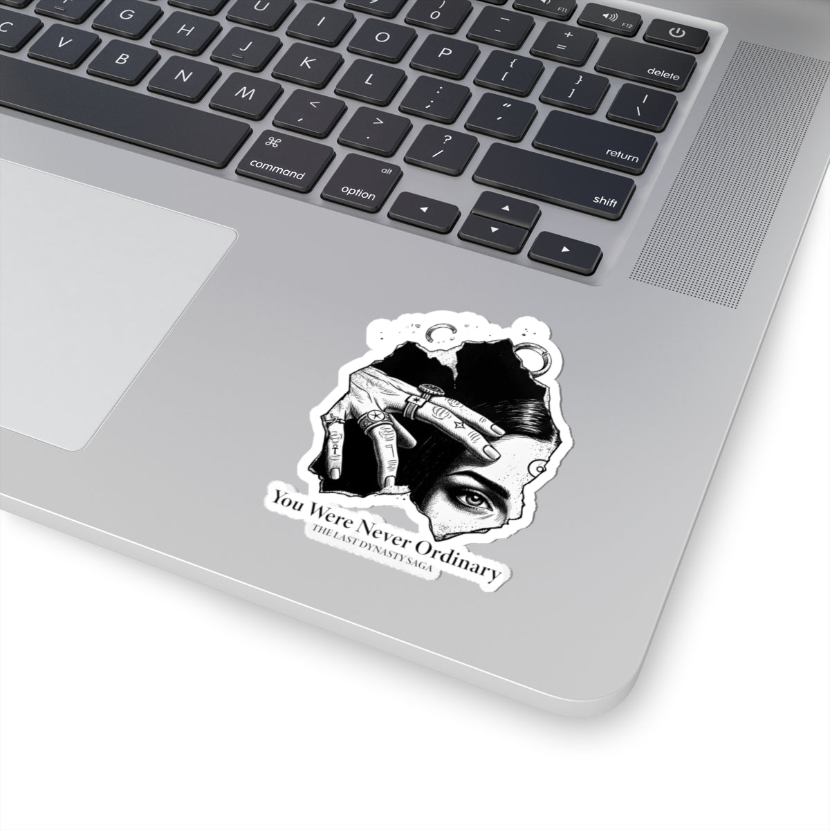 Last Dynasty Saga Sticker — Minimalist Retro Game Logo Kiss-Cut Sticker