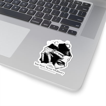 Last Dynasty Saga Sticker — Minimalist Retro Game Logo Kiss-Cut Sticker
