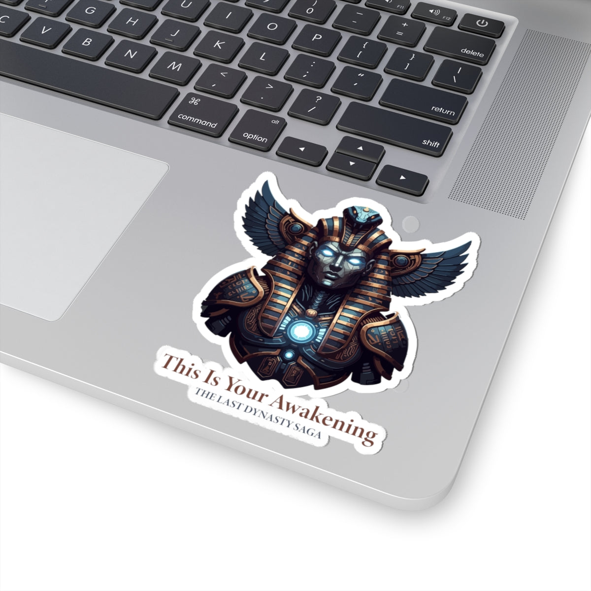 Last Dynasty Saga Sticker — Minimalist Retro Game Logo Kiss-Cut Sticker