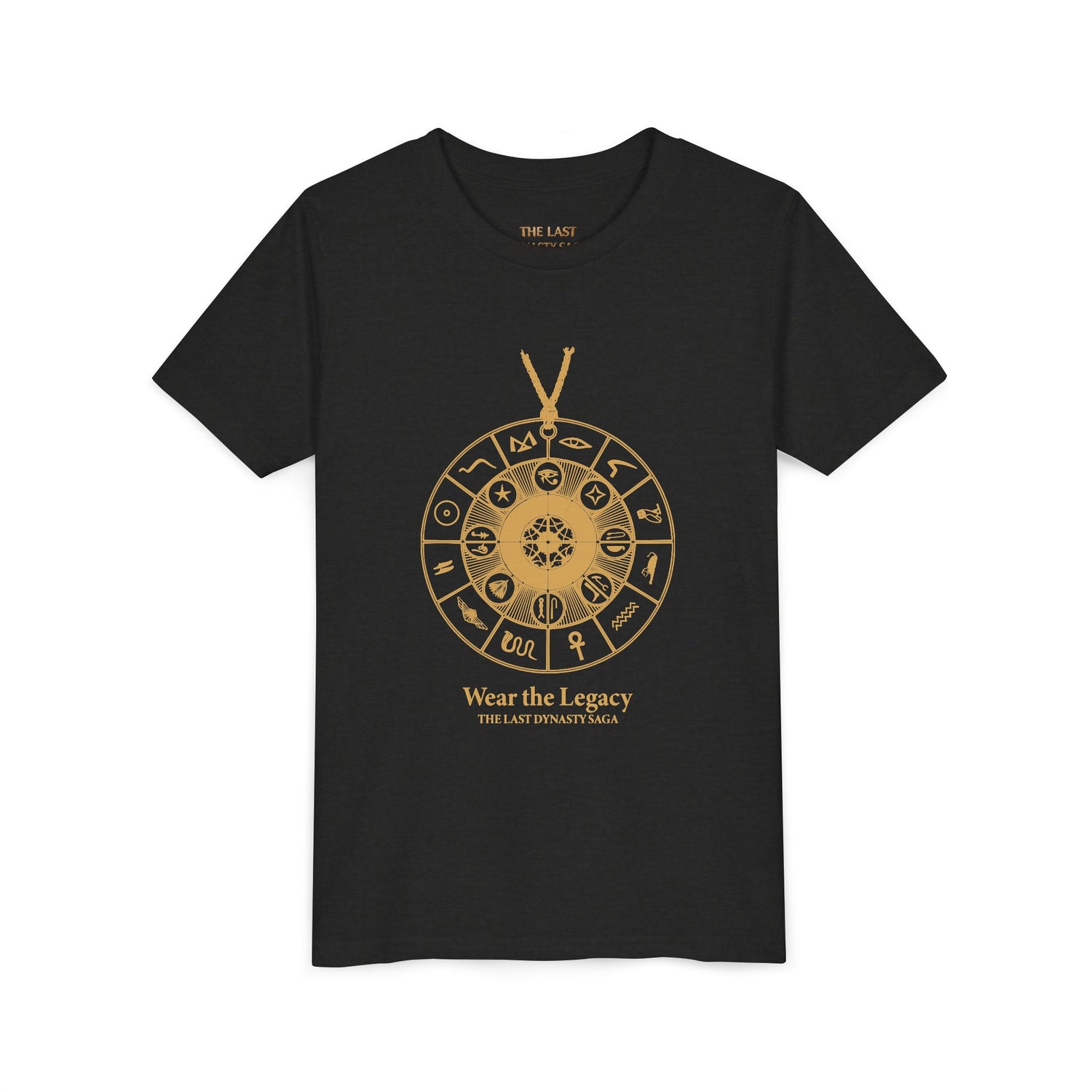 Youth Graphic Tee — THE SAGA Compass &amp; Abstract Hero&