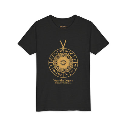Youth Graphic Tee — THE SAGA Compass &amp; Abstract Hero&