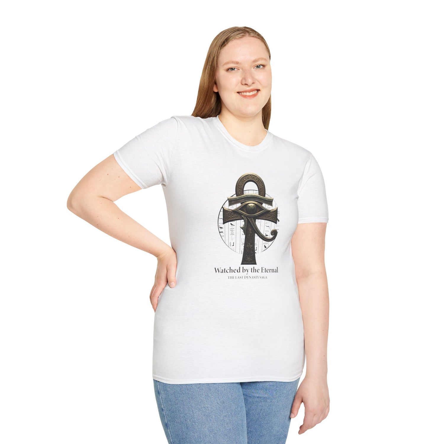 Eye of Ra T-Shirt — "Watched by the Eternal" Egyptian Guardian Graphic Tee