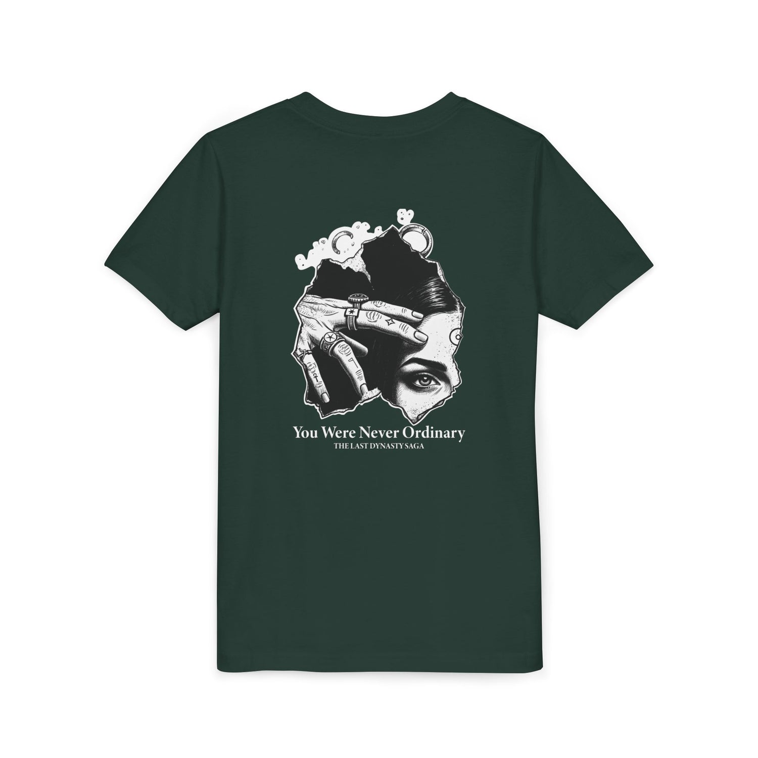 Youth Graphic Tee — THE SAGA Compass &amp; Abstract Hero&